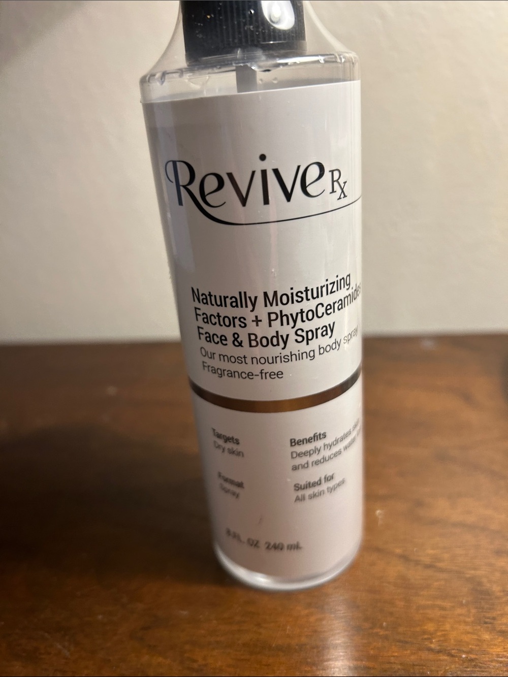 Naturally Moisturizing Face & Body Spray - White